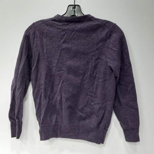 Women's Purple Tahari Sweater Size S image number 2
