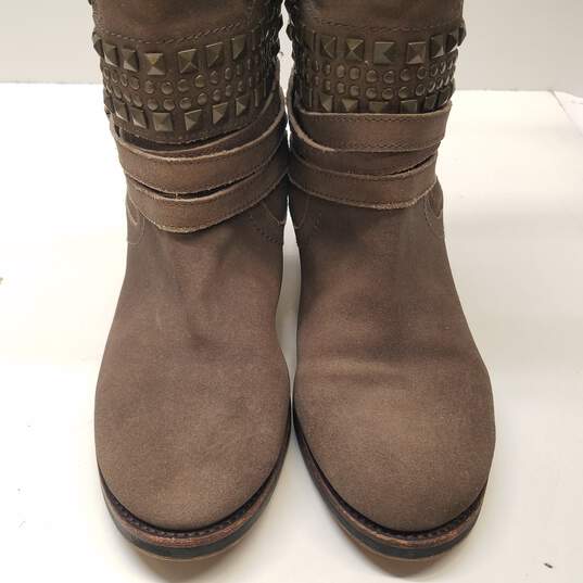 Vince Camuto Women Brown Leather Boots No Size image number 5