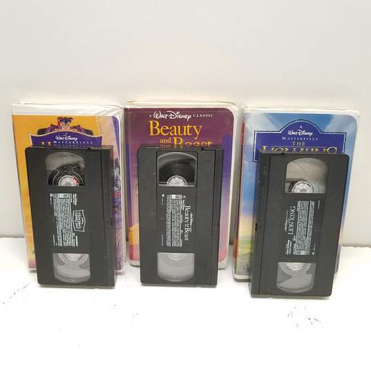 Vintage Walt Disney VHS Tapes Bundle (Set of 3) image number 3