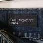 Womens Date Night Fit Medium Wash Denim Capri Jeans Size 32/14 image number 3