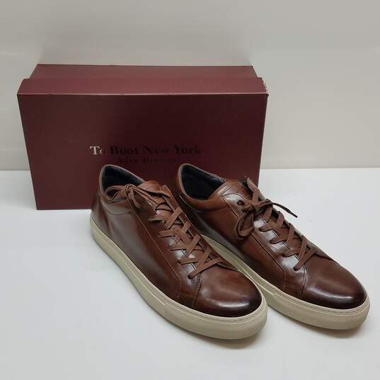 To Boot New York Knox Sneakers Leather Shoes Men's Size 12M image number 1