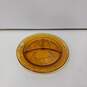 Tiara Amber Glass Children's Nursery Rhyme Divided Plate image number 1