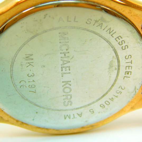 Michael Kors MK-3197 & MK-5473 Rose Gold & Gold Tone Watches 293.7g image number 3