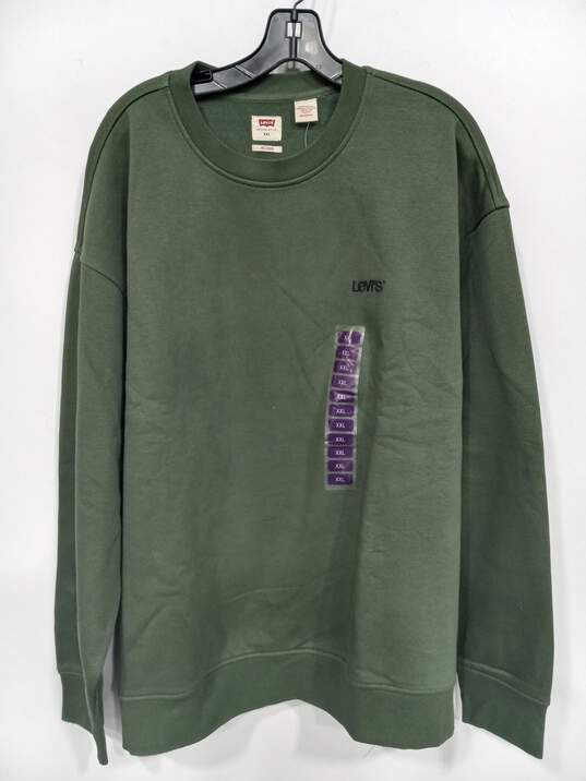 Levi's Men's Green Sweatshirt Size XXL image number 1