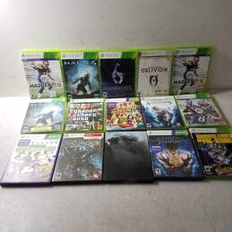 Lot of 15 Microsoft Xbox 360 Video Games