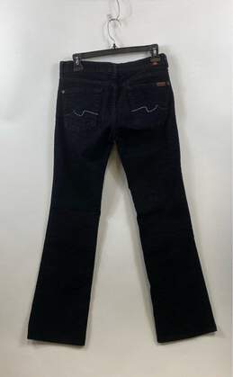 7 For All Mankind Black Bootcut Corduroy Jeans - Size 27 alternative image