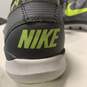 Grey and Green Nike Running Shoes Size:10 image number 8