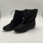 NWT Womens Black Warm Tex Round Toe Moisture Wick Snow Boots Size 11 W image number 3