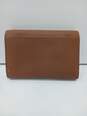 Michael Kors Brown Faux Leather Clutch/Wallet image number 3