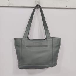 The Sak Women's Gray Leather Satchel/Tote Bag