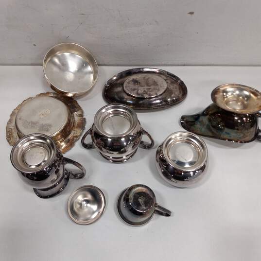 Bundle of Silver Plated Tea Set Pieces image number 3