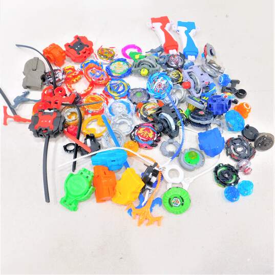 Hasbro Beyblade Toy Lot Launchers Cords image number 1