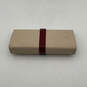 Womens Beige Red Limited Edition Leather Flap Small Clutch Wallet image number 2