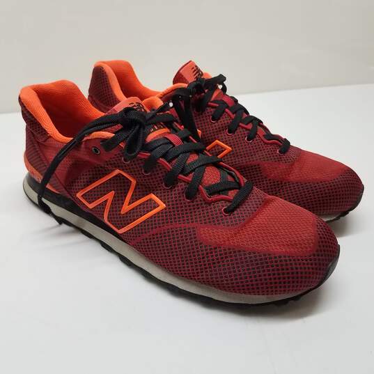 New Balance 574 ML574ALN Men's Casual Sneakers Red/Orange Size 11.5 image number 1