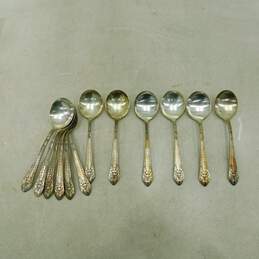 1847 Rogers Bros Marquise Vintage Silver Plate Flatware Set With Case alternative image