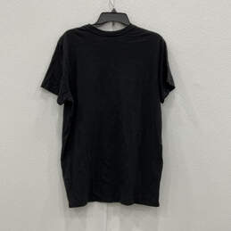 Mens Black Regular Fit Crew Neck Short Sleeve Pullover T-Shirt Size XL alternative image