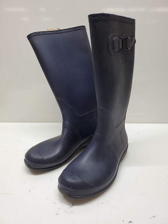 Kamik Wms Olivia Tall Black Rain Boots Size 9 image number 1