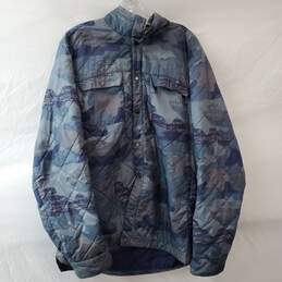 Stio Jacket Quilted Puffer Insulated Down Army Green Camo Size XL