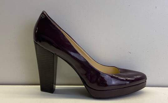 Calvin Klein Emmy Plum Platform Pump Heels Shoes Size 13 image number 1