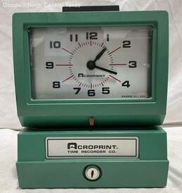 Acroprint Heavy Duty Automatic Time Recorder - Prints Month, Date, Hour (0-23)