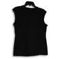 NWT Womens Black Chain Neck Sleeveless Pullover Blouse Top Size M image number 1