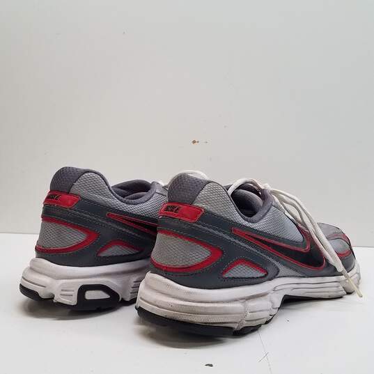Nike Incinerate Grey Red Athletic Shoes Men's Size 13 image number 4