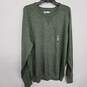 Green Crewneck Long Sleeve Sweater image number 1