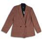 NWT Gap Womens Multicolor Houndstooth Notch Lapel Double Breasted Blazer Size 14 image number 1