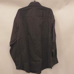 Kenneth Cole Reaction Men Striped Dress Shirt XXL NWT alternative image