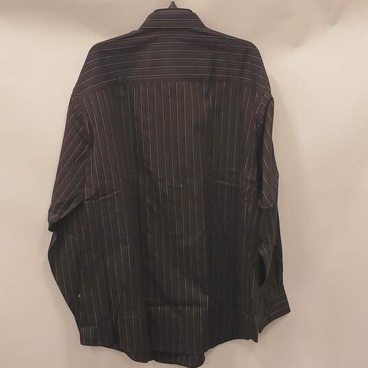 Kenneth Cole Reaction Men Striped Dress Shirt XXL NWT image number 2