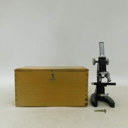 Palomar Vintage Microscope W/ Wood Case