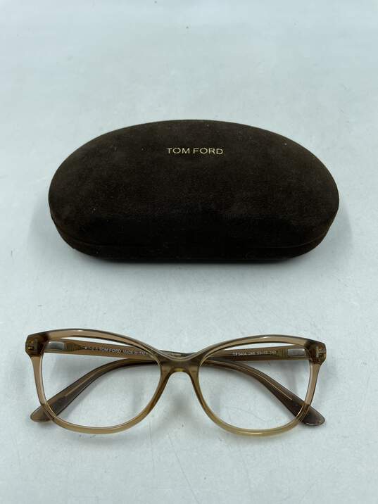Tom Ford Browline Tan Eyeglasses image number 1