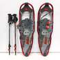 Yukon Charlie's 930 Red Snowshoes w/ Trekking Poles image number 1