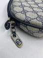 Authentic Gucci GG Navy Mini Crossbody image number 7