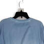 Womens Blue Ombre Long Sleeve Crew Neck Pullover Sweatshirt Size Medium image number 4