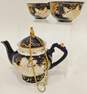 Czech Republic Original Cobalt Handmade Fine Porcelain Teapot & Teacups image number 1
