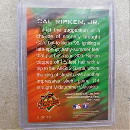 1996 HOF Cal Ripken Jr Skybox Circa Promotional Sample Baltimore Orioles alternative image