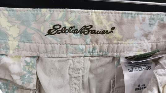 Eddie Bauer Women's Beige Cargo Capri Pants Size 8 image number 3