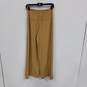 Anthropologie Brown/Beige Khaki Flowy Pants Size XS NWT image number 2