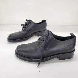 Emporio Armani Black Leather Dress Shoes Men's Size 7.5
