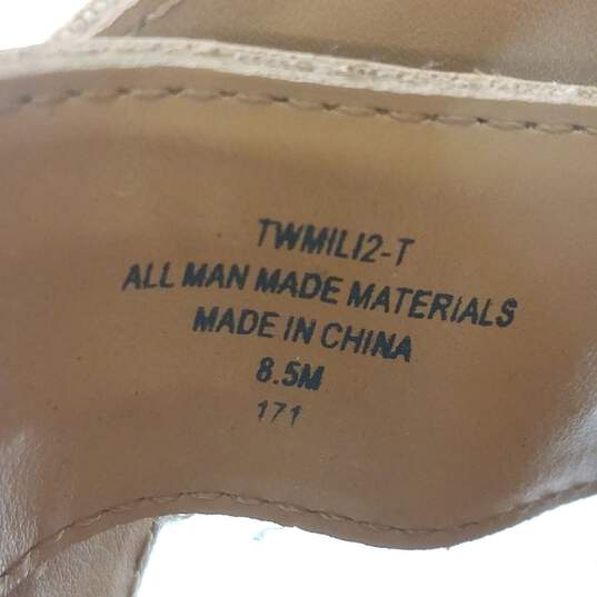 Tommy Hilfiger TWMILI2-T Women's Wedge Sandals Beige Size 8.5M image number 7