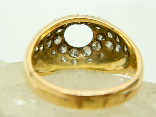 14K Yellow Gold 0.82 CTTW Diamond Ring Setting 4.2g image number 5