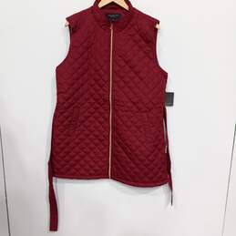 Marc New York Women's Red Vest Size XL