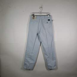 NWT Mens Cotton Pleated Front Straight Leg Chino Pants Size 34x30 alternative image