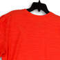 Mens Orange Short Sleeve Crew Neck Stretch Pullover T-Shirt Size XL image number 4