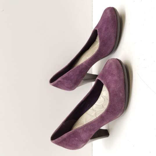 Giani Bernini Women's Purple Suede Heels Size 5.5 image number 3