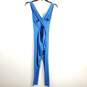 LA Society Women Blue Ribbed Jumpsuit M NWT image number 2