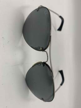 Mens Gray Gradient Lens Metal Frame Aviator Sunglasses J-0550898-H
