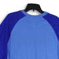 Mens Blue Brewers Crew Neck Long Sleeve Pullover T-Shirt Size XXL image number 4