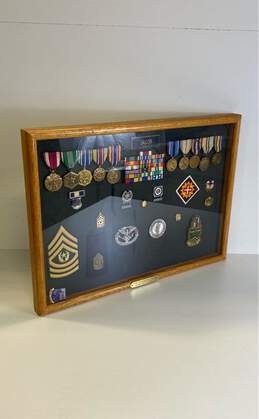CSM Robert A. Jacob Military Insignia and Decorations 1965-1991 Framed Shadowbox alternative image